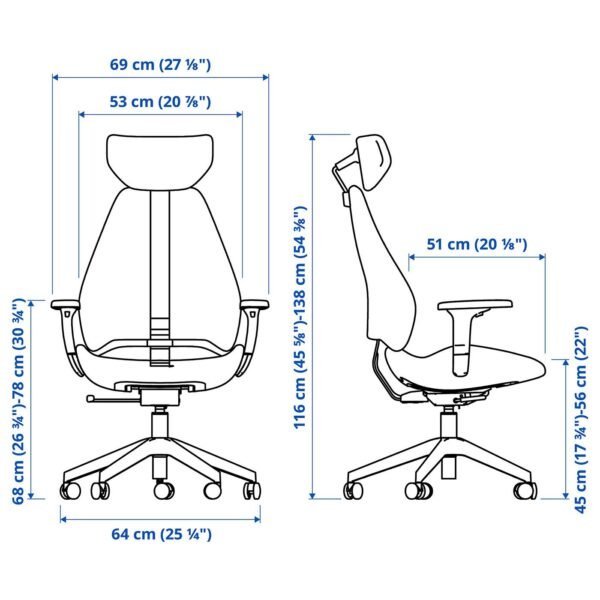 gruppspel-gaming-chair-gunnared-black-grey__1100003_pe866036_s5.jpg Gaming Chair Black Grey