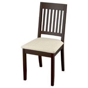 naesinge-chair-dark-brown-stained-kilanda-light-beige__1444950_pe987836_s5.jpg Chair Dark Brown with Light Beige Seat