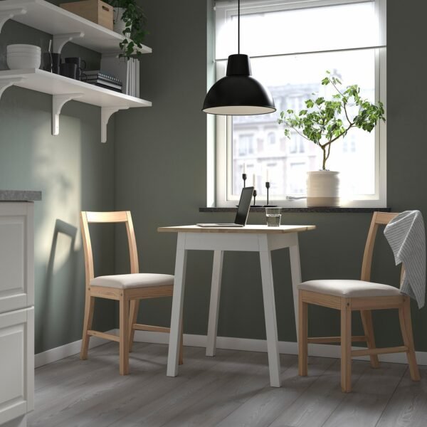 pinntorp-table-light-brown-stained-white-stained__1118115_pe872935_s5.jpg Table Light Brown Stained White 65×65 cm