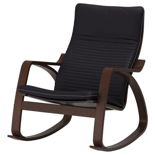poaeng-rocking-chair-brown-knisa-black__0572145_pe667310_s5.jpg Rocking Chair Brown with Black Cushion