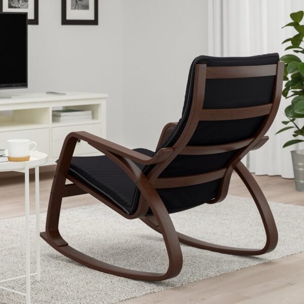 poaeng-rocking-chair-brown-knisa-black__0840464_pe667311_s5.jpg Rocking Chair Brown with Black Cushion