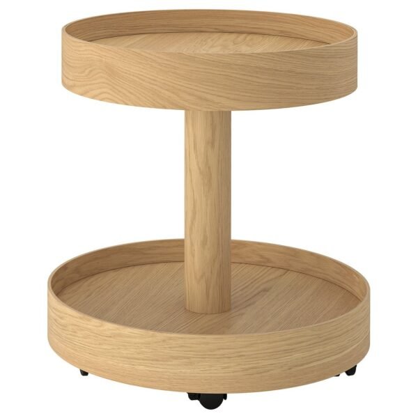 stockholm-2025-side-table-on-castors-oak-veneer__1429078_pe981782_s5.jpg Side Table on Castors Oak Veneer