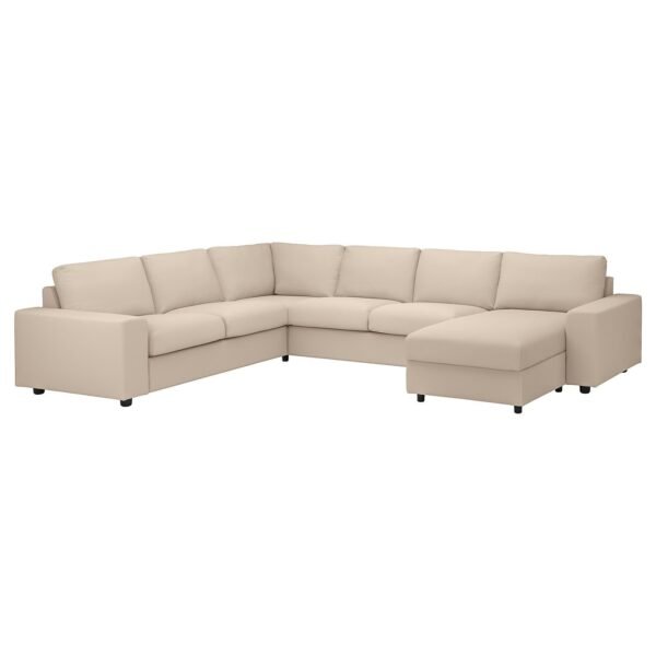 vimle-corner-sofa-5-seat-w-chaise-longue-with-wide-armrests-hallarp-beige__0952003_pe801497_s5.jpg Corner Sofa 5 Seat with Chaise Longue Wide Armrests Beige